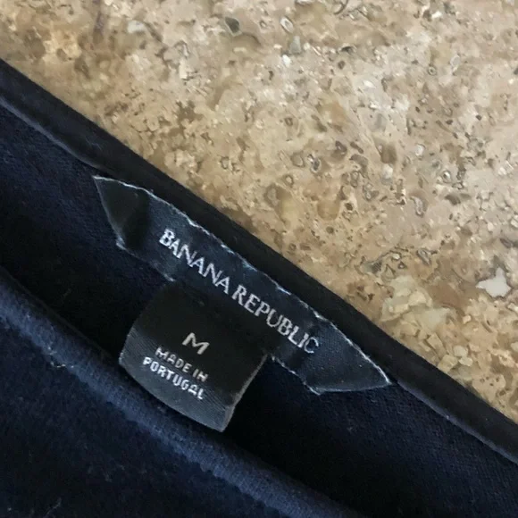 Banana Republic Black Flutter Sleeve Shirt - Picture 6 of 8